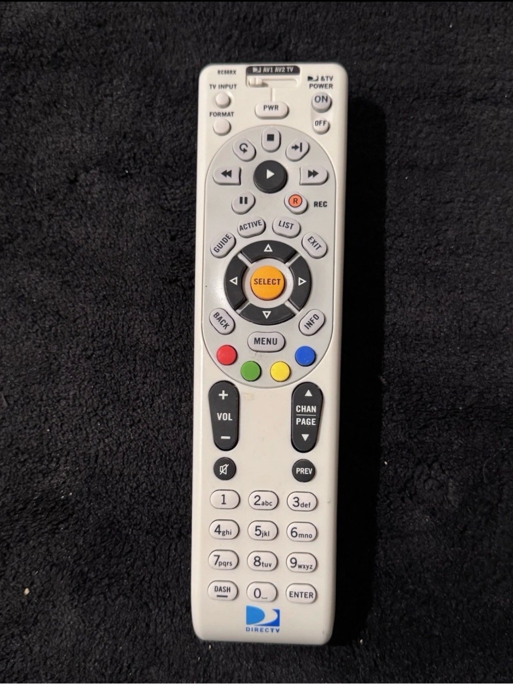 DirecTV RC-32 White Universal Remote Control - White - Tested